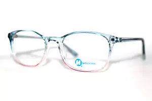 NUEVOS MARCOS DE GAFAS ÓPTICOS MODERNOS FEMENINOS AZUL ROSA AUTÉNTICOS 49-19-135 MM - Imagen 1 de 7