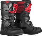 Fly Racing Youth Maverick MX Boots - 3 Red/Black