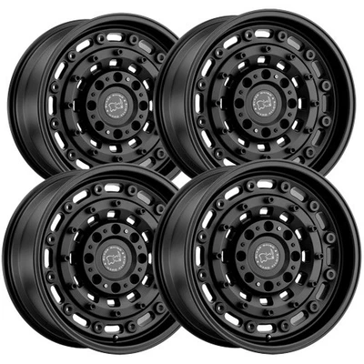 (Set of 4) Black Rhino Arsenal 20x8.5 5x4.5"/5x5" +30mm Matte Black Wheels Rims - Image 1 of 4