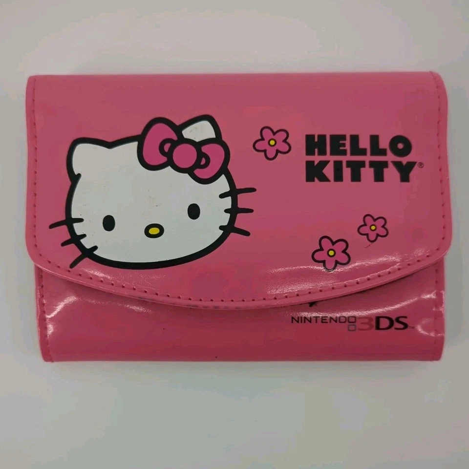 Funda portátil para juegos Hello Kitty Nintendo 3DS con capacidad para 2 juegos Sanrio rosa  Foto 1 de 4