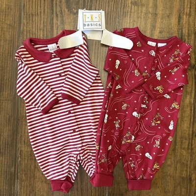 Mameluco recién nacido TKS Basics vintage - Paquete de 2 Foto 1 de 4