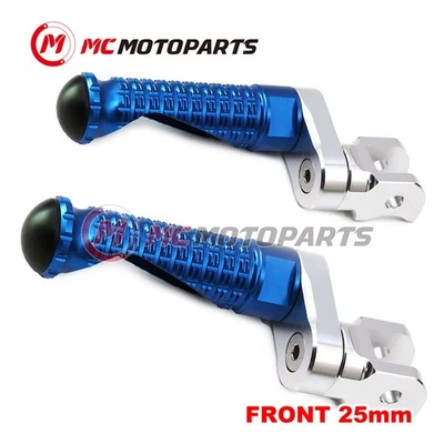 Pinos de pé de piloto AZUL rebaixamento para Honda CBR500R 13-21 20 19 18 17 16 MPRO 25mm - Imagem 1 de 4