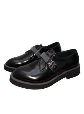 Brunello Cucinelli Hebilla con Cuentas Monili Derby $1,100 Con Caja Foto 1 de 4