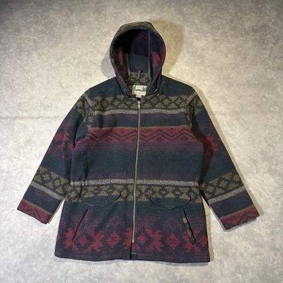 Vintage Eastern Mountain Sports Jacket Men Medium Wool Western Aztec Made In USA - Image 1 of 4