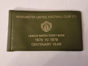 RARO - BIGLIETTO STAGIONE CENTENARIO UNITO MANCHESTER - DAL 1878 AL 1978 - Foto 1 di 1
