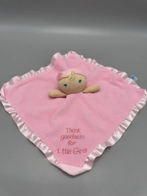 Kids Preferred Pink Doll Lovey Baby Doll Thank Goodness For Little Girls Blanket - Image 1 of 4