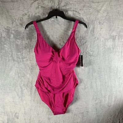 Lauren Ralph Lauren Swim Women's Swimsuit 14 One Piece Slimming Fit Underwire - Image 1 of 4