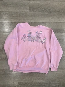 vintage northern reflections Nature Birds Pink Crewneck Sweater, Men’s Medium - Picture 1 of 9