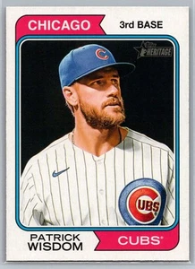 Patrick Wisdom 2023 Topps Heritage BÉISBOL #228 Chicago Cubs - Imagen 1 de 2