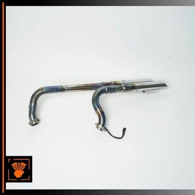 07-12 Harley XL1200L conjunto de tubos de escape dianteiro e traseiro aftermarket 9k - Imagem 1 de 4