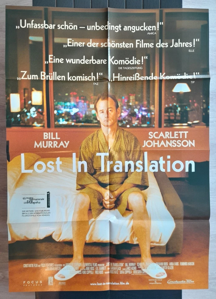 Kino # Filmplakat # Lost in Translation # 2003 # A-1 # gefaltet # unbenutzt - Bild 1 von 1