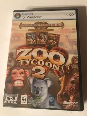 NEW Zoo Tycoon 2 Zookeeper Collection Endangered & African Adventure Expansions - Image 1 of 3