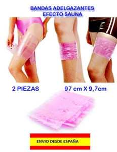 BANDAS ADELGAZANTES SAUNA PIERNAS GRASA GIMNASIO REGIMEN DIETA 2 PIEZAS SUDAR - Imagen 1 de 1