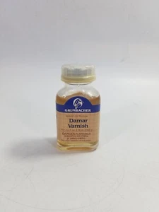 Grumbacher Damar Lack Künstleröl Medium 2,5 Unzen Glasflasche 569-2 Kunstbedarf - Bild 1 von 6
