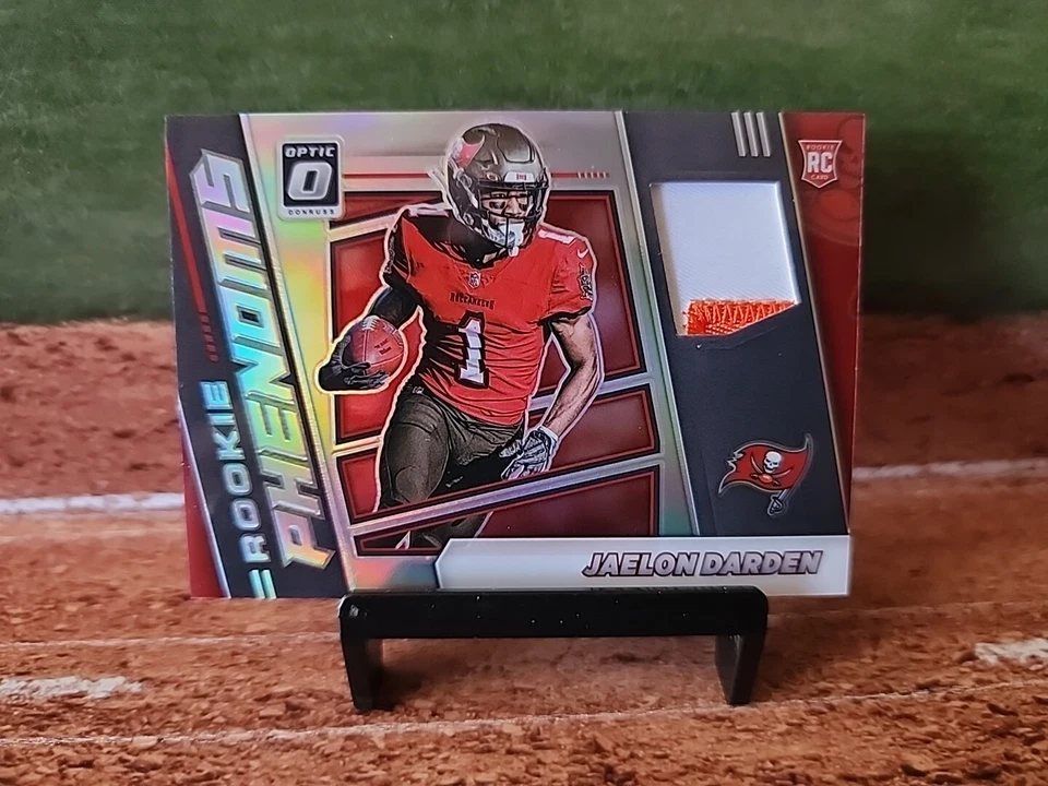 2021 Optic JAELON DARDEN #RPH-34 SILVER #'d /50 Rookie Phenoms Patch RC - Image 1 of 2