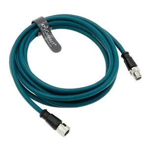 M12 X-Code 8 Pin Male to Female Industrial High Flexible Aviation Sensor Connect - Picture 1 of 40