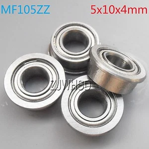 4pcs MF105zz Sealed Flange Bearing 5 x 10 x 4 mm for TAMIYA TRAXXAS RC Hobby DIY - Picture 1 of 1