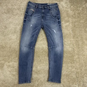 Diesel womens jeans 24x32 Relaxed Boyfriend Fayza Low Waist Denim Made In Italy - Picture 1 of 14