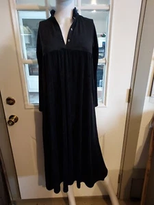 Crew Dress For Girls Size 10 Long Black Long Sleeved 100% Cotton - Bild 1 von 8