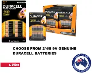 DURACELL 9V Coppertop Battery DURALOCK MN1604 2/4/8 Alkaline Battery EXP 05/23 - Picture 1 of 3
