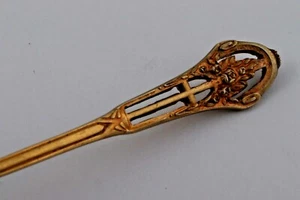Löffel Silber 800 Mokkalöffel vergoldet Bruckmann + Söhne Antik 8,4gr.  1300 - Bild 1 von 6