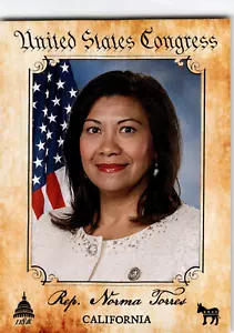 2023-24 Faszinierende Karten Kongress California Norma Torres - Bild 1 von 2