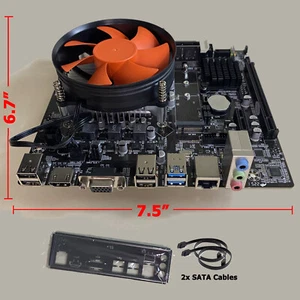Intel i7 Gaming Motherboard CPU RAM Combo Desktop PC 3.80GHz 16GB DDR3 HDMI New - Picture 1 of 8