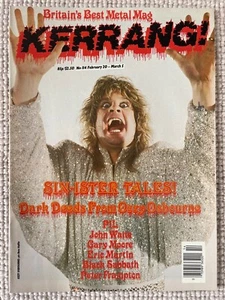 KERRANG 1980's Heavy Metal Rock Magazine - Issue #114 - Picture 1 of 1