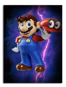 Super Mario Odyssey Art - Pintura de lienzo - 30 cm X 42 cm - Impresiones de alta calidad - Imagen 1 de 1
