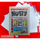 Nutty 56 britisches Comicbuch Ausgabe 7 3 1981 UK + Comic-Tasche und Brett (Posten 590)