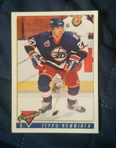 1993-94 Topps Premier - Winnipeg Jets Hockey Card #269 Teppo Numminen - Picture 1 of 2