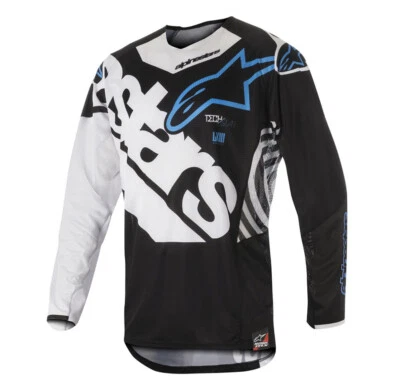 Alpinestars Racer North Black and Red MX Off-Road Jersey Youth Sizes L - XL - Image 1 of 2
