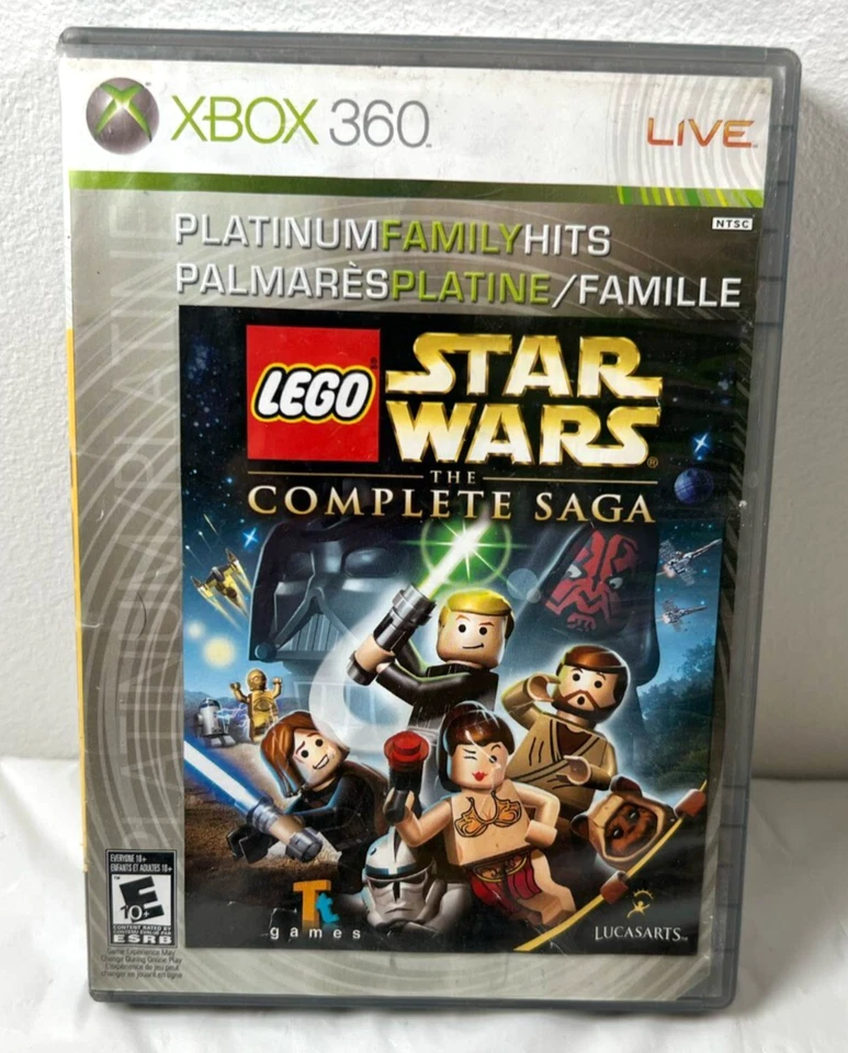 LEGO Star Wars - The Complete Saga (Microsoft Xbox 360, 2007) No Manual Tested - Image 1 of 3