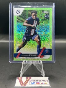 2023 Topps Chrome - EL CHADAILLE BITSHIABU ROOKIE NEON GREEN SHIMMER /399 #61 - Picture 1 of 3