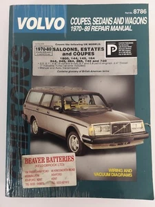 Chilton 8786 - Total Car Care - Volvo UK Models - 1970 -1989 Repair Manual - USA - Imagen 1 de 5