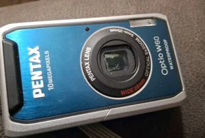 PENTAX Optio W60 Compact Digital Camera Test good works good CAMERA ONLY - Picture 1 of 2