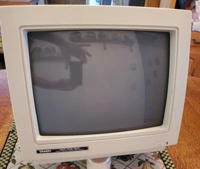 Monitor Color Vintage Tandy CGA RGB CM-5 (25-1043) Probado y Funciona Foto 1 de 4