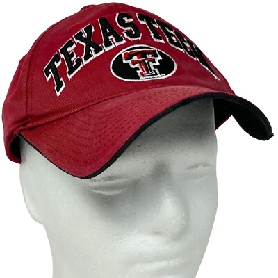 Texas Tech University Dad Hat Cap Red Snapback Red Raiders Zephyr The Z Hat - Image 1 of 4
