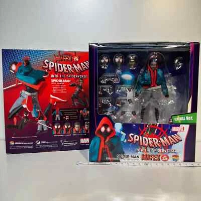 Medicom Toy MAFEX Spider-Man Reissue Miles Action figure Toy 7" new - Image 1 of 4