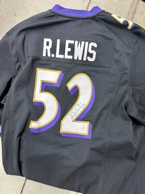 Autograph Signed RAY LEWIS Baltimore Ravens  Football Jersey JSA COA Auto - Image 1 of 3