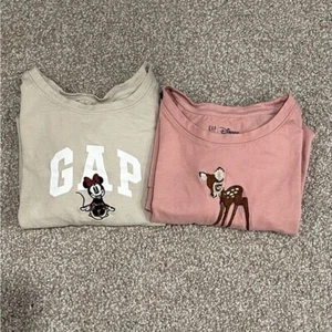 Gap Disney girls bundle long sleeves t shirt LARGE - Picture 1 of 9