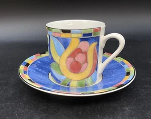 Interiors Fantasia Demitasse Cup & Saucer PTS International - Picture 1 of 12