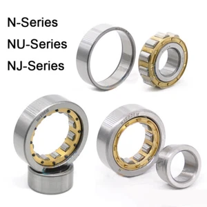 Cylindrical Roller Bearings N/NU/NJ Series Bore 15-100mm Large Carrying Capacity - Picture 1 of 13