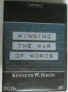 Winning the War of Words Kenneth W. Hagin 2 CD Set Faith Library Audio CS50J - Foto 1 di 3