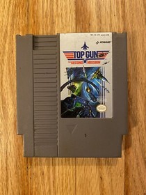 Top Gun The Second Mission Nintendo Nes Authentic