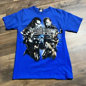 WWE Road To WrestleMania Wrestling Blue T Shirt Youth Size L Large (14-16) - Picture 1 of 7