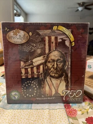 Serendipity Puzzle Co. Inc. 750 штук «когда цвета кровоточат» сделано в США. Новый - Изображение 1 из 4
