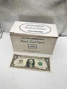 Vintage W.M. Dalton Französisches Bleikristall Nr. 5 - 2 altmodische Gläser Frankreich - Bild 1 von 7