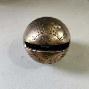 Antique Brass Sleigh Petal Bell No. 6 - Picture 1 of 5