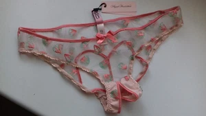 AGENTE PROVOCATORE ESAURITO RARO FRAISE APERTO SLIP AP 5 X LARGE UK 14 NUOVO CON ETICHETTE - Foto 1 di 9